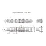 Прецизна верига с къси звена от серията