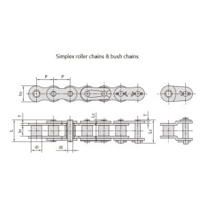 Прецизна верига с къси звена от серията