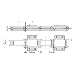транспортна верига с приставки
