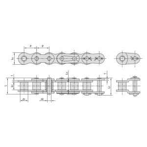 високоустойчиви вериги с къс стъпка за тежки условия на експлоатация