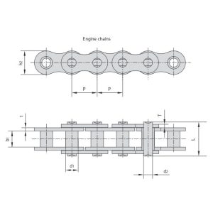 верига за мотоциклетен двигател