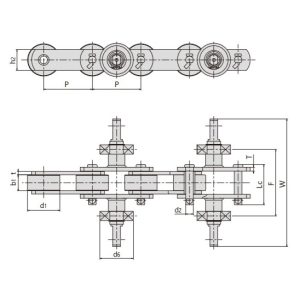 гумена верига за транспортиране на ръкавици