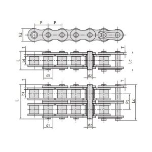 самосмазваща се верига с къси зъбни колела