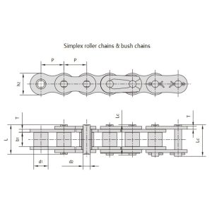 ролкови вериги за тежък режим на работа