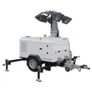 хидравличен повдигач мобилна дизелова металхалогенна осветителна кула