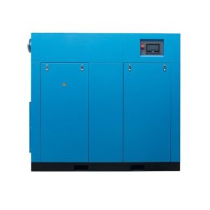 двустепенен винтови въздушен компресор с променлива честота