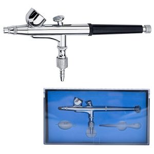 аерограф с двойно действие и гравитационно подаване