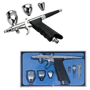 аерограф с гравитационно подаване и единично действие