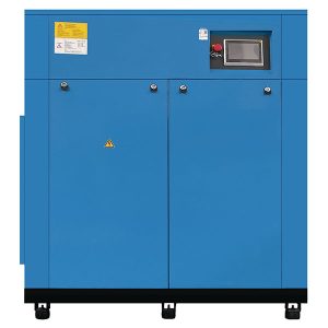 Двустепенен винтов въздушен компресор с честотна трансформация PM