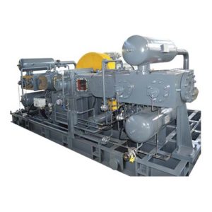 компресор с бутало, монтиран на платформа