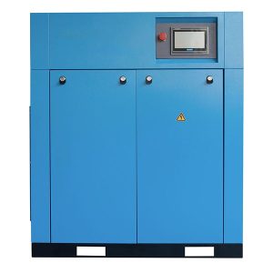 Двустепенен винтов въздушен компресор с променлива честота PM