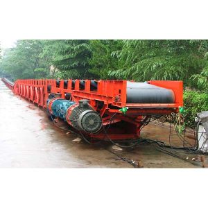 телескопичен лентов транспортьор