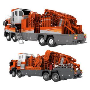 електрически управлявана интелигентна единица за навита тръба