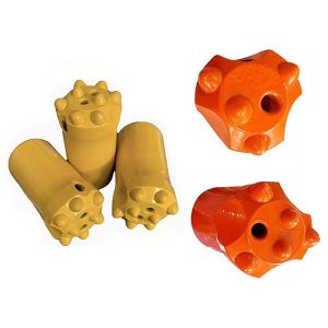 конична коронка за инструменти за пробиване на скали с горна ударна глава